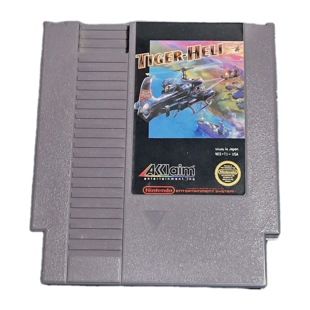 Tiger-Heli NES Nintendo Original Cartridge Tested Working Authentic
